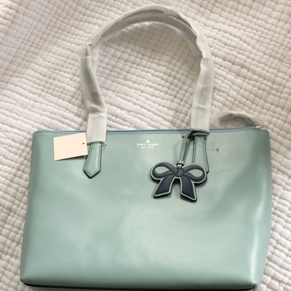 Kate Spade Cassy Tote Bag Frosted Spearmint - Picture 8 of 13